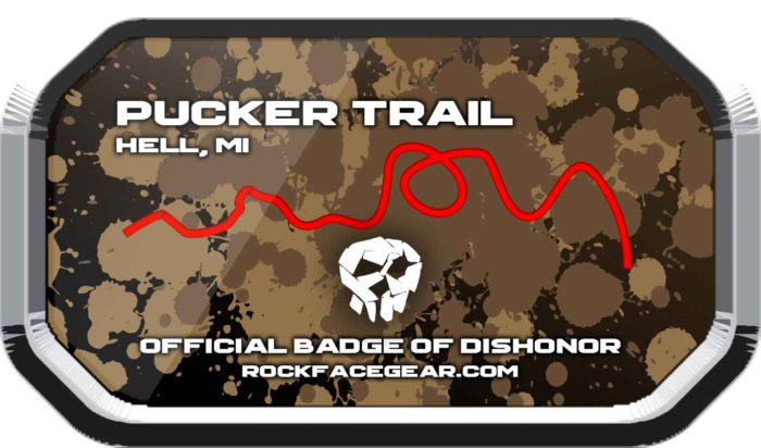 Pucker Trail Badge of Dishonor